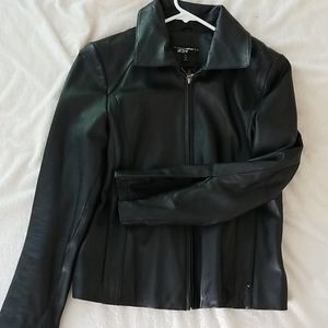 Black Rivet leather jacket - Women's M